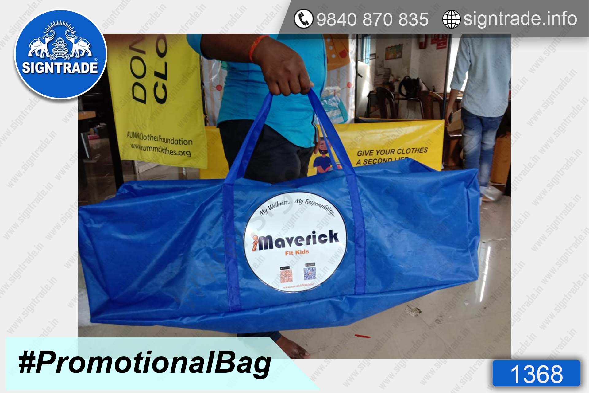 1368, Promotional Bags, Rexine Bags, Promotional Rexine Bags