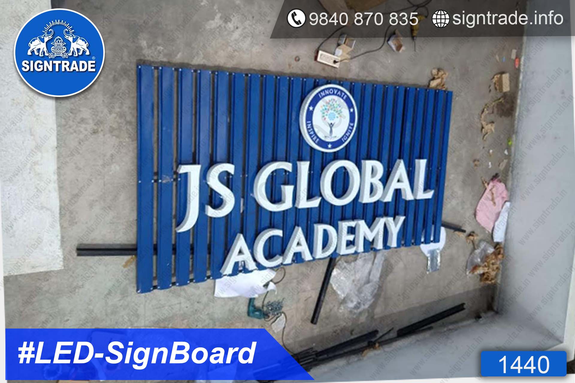 1440, LED Sign Board, Sign Board, Acrylic Sign Board, Glow Sign Board, Custom Sign Board