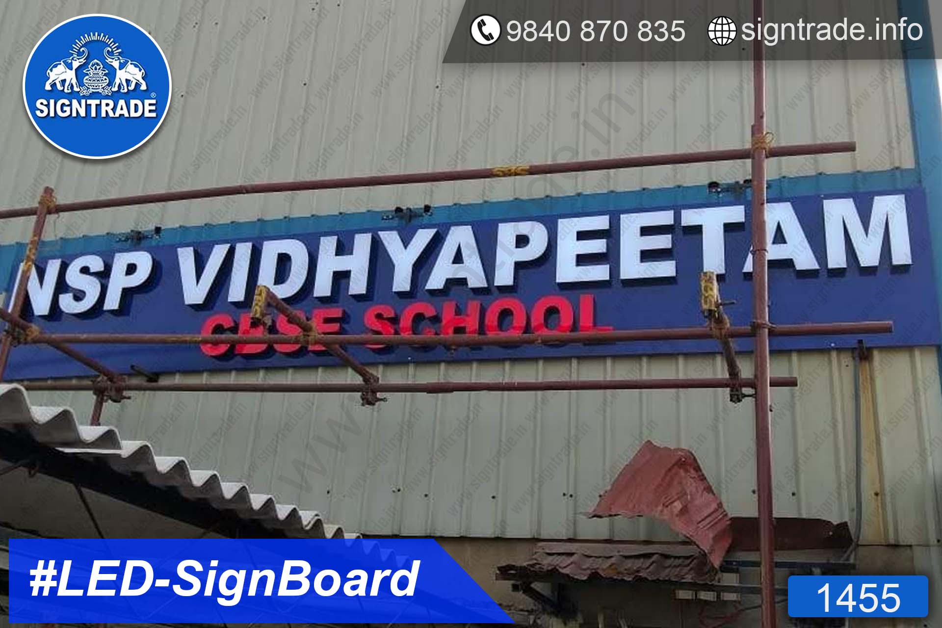 1455, LED Sign Board, Sign Board, Acrylic Sign Board, Glow Sign Board, Custom Sign Board - AL Arabian Delights - NSP Vidhyapeetam - CBSE SCHOOL