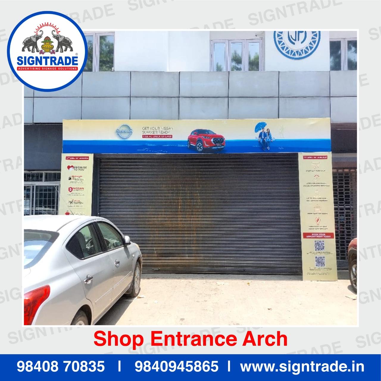 Shop Entrance Arch in Chennai