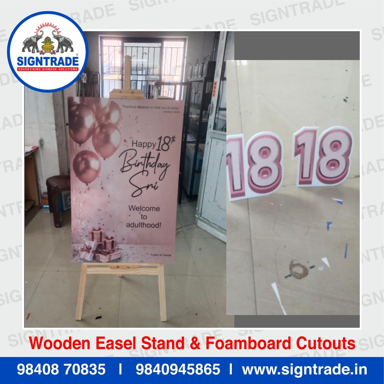 Wooden Easel Stand in Chennai