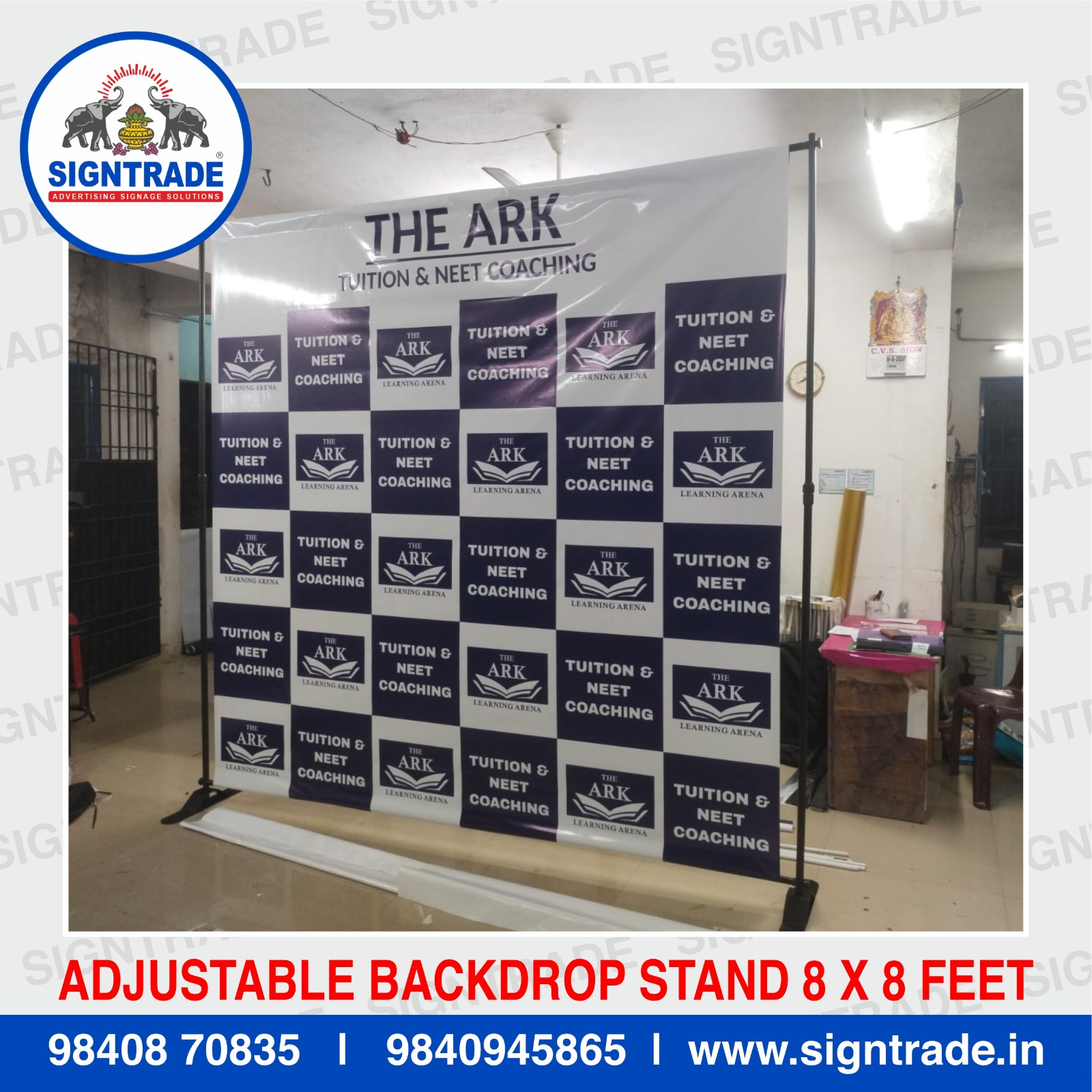 Adjustable Backdrop Standee in Chennai