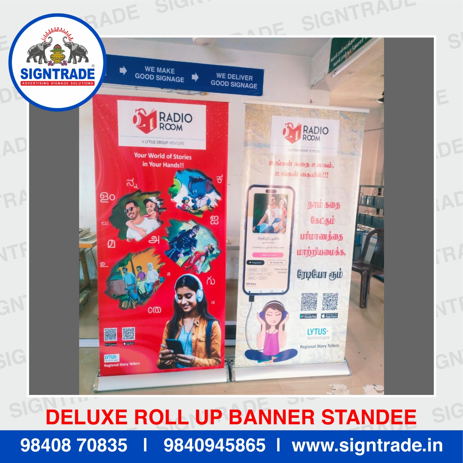 Deluxe Rollup Banner Standee in Chennai