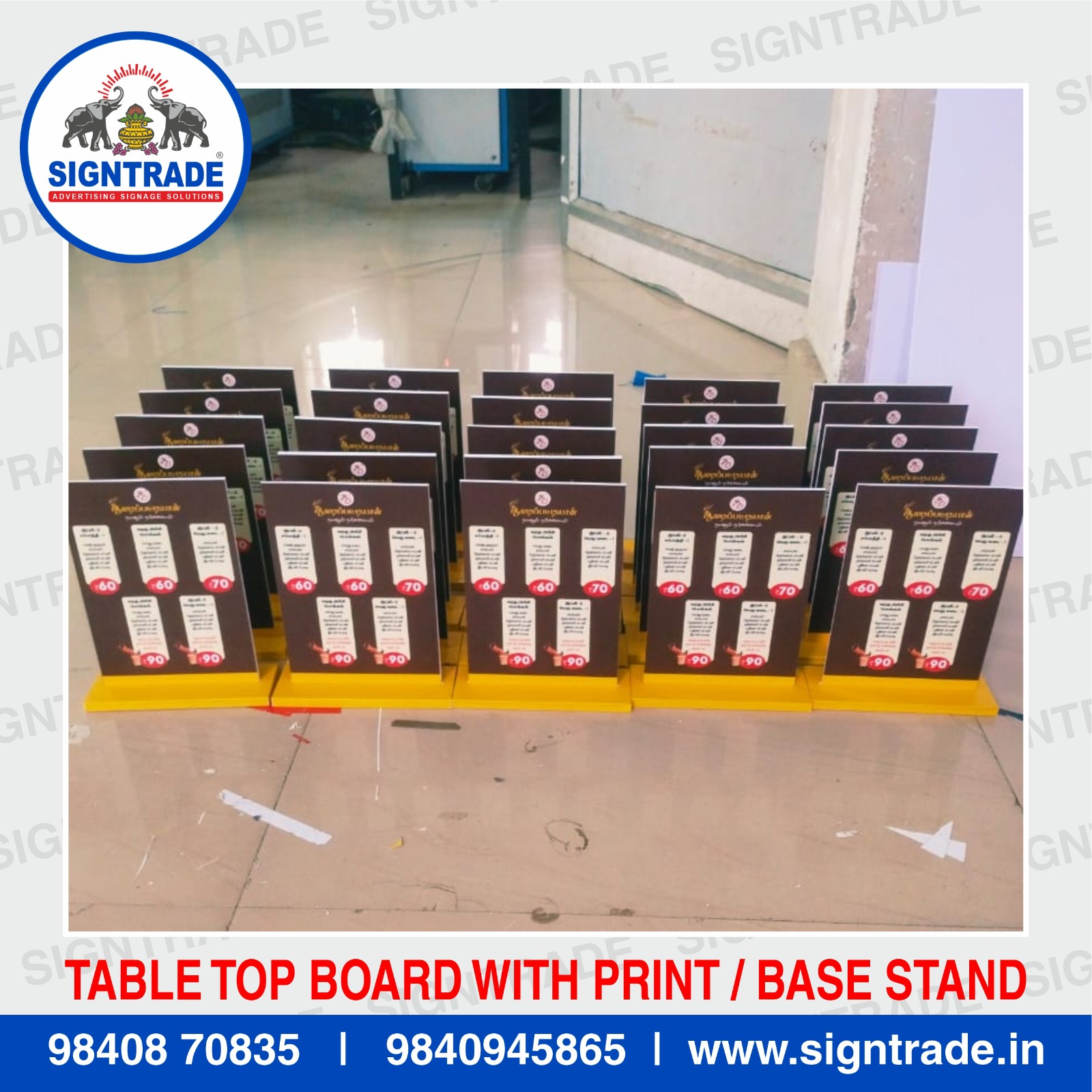 Table Top Board with Print in Chennai