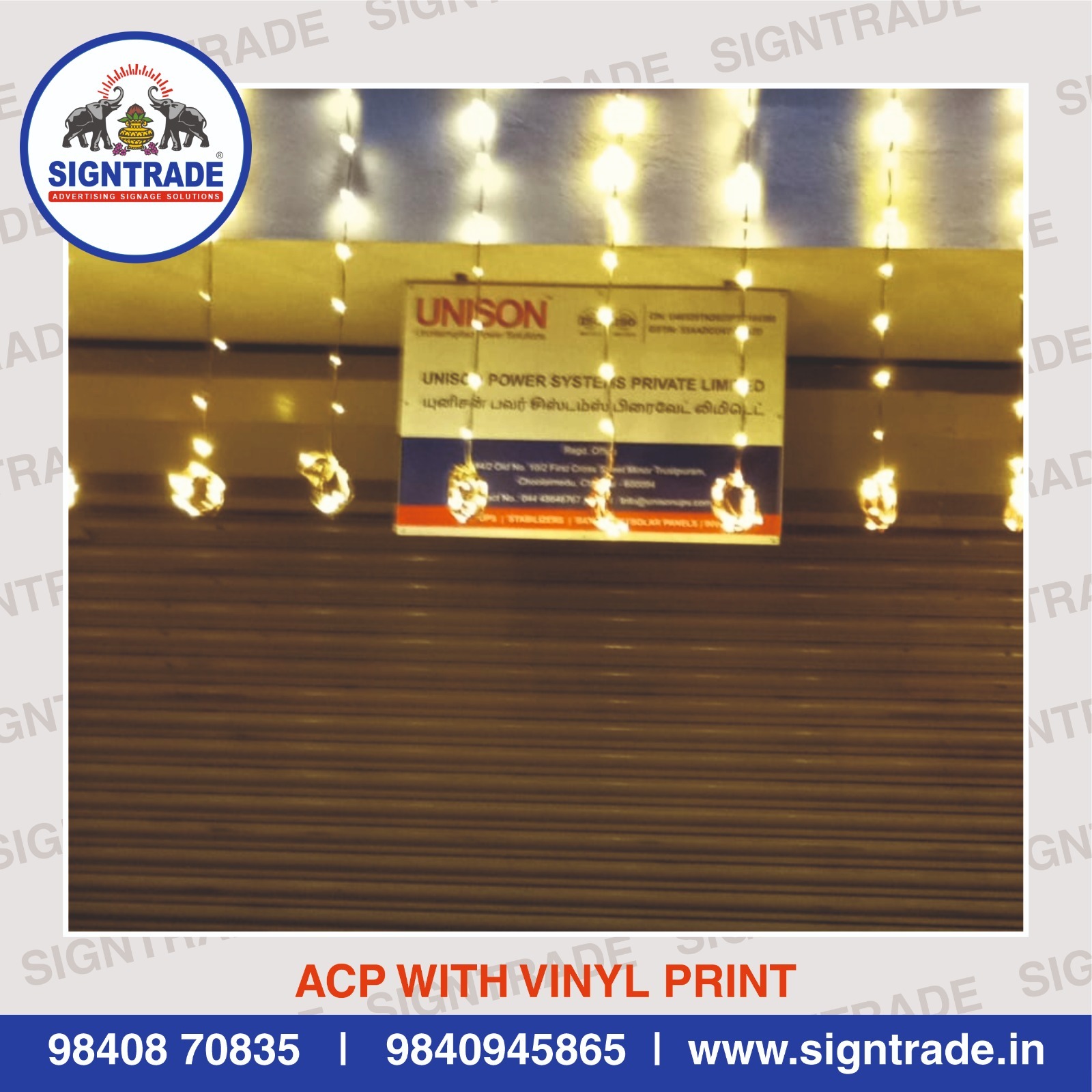 ACP Vinyl Printing Board Manufacturer near me in Guindy