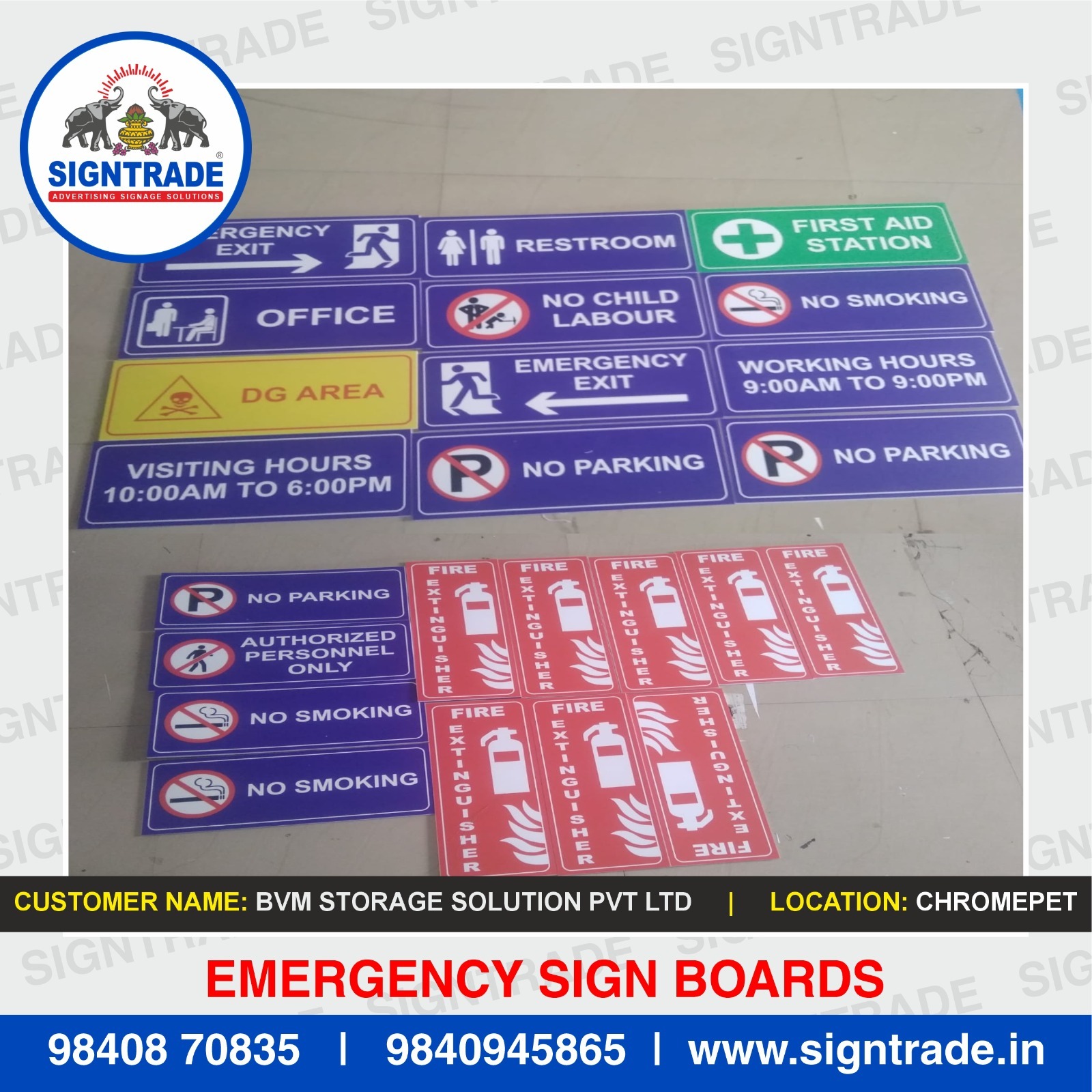 Emergency Sign Boards near me