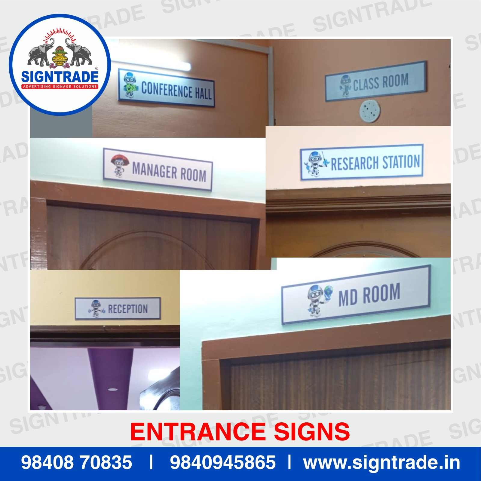 Entrance Sign Board in Chennai