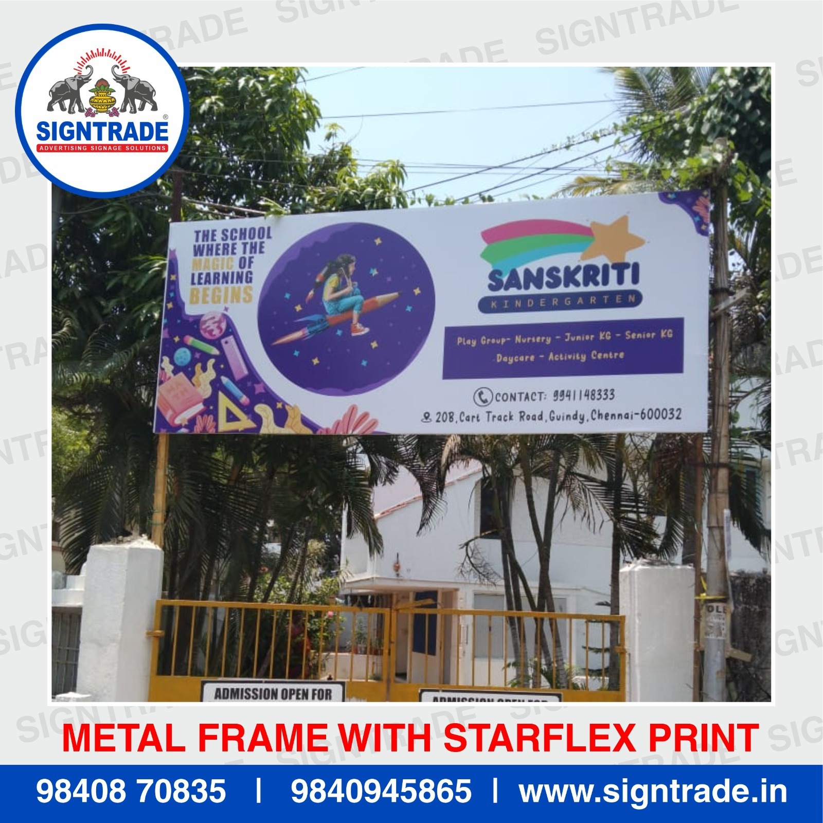 Star Flex Printing with Metal Frame near me in Guindy