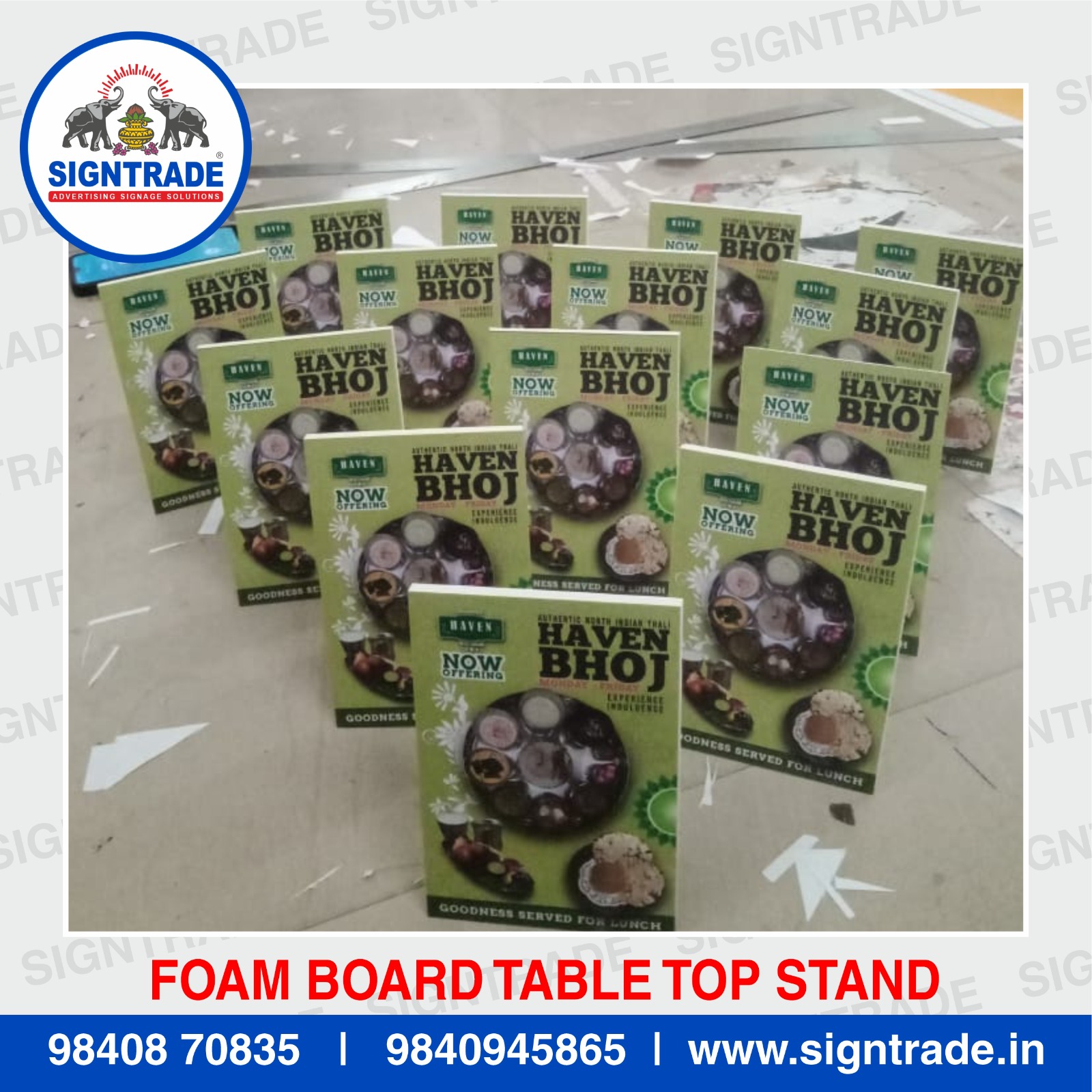 Foam Table Top Stand in Chennai