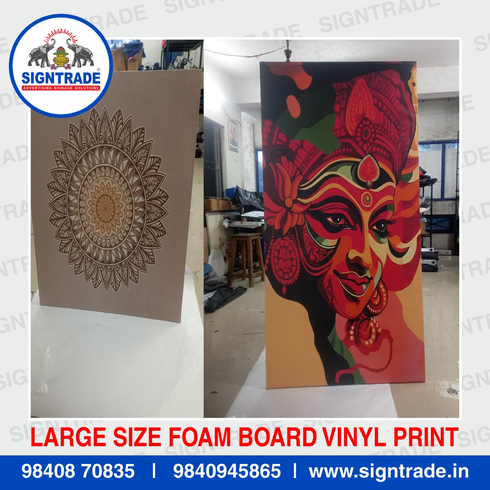 Foam Board with Vinyl Printing in Chennai