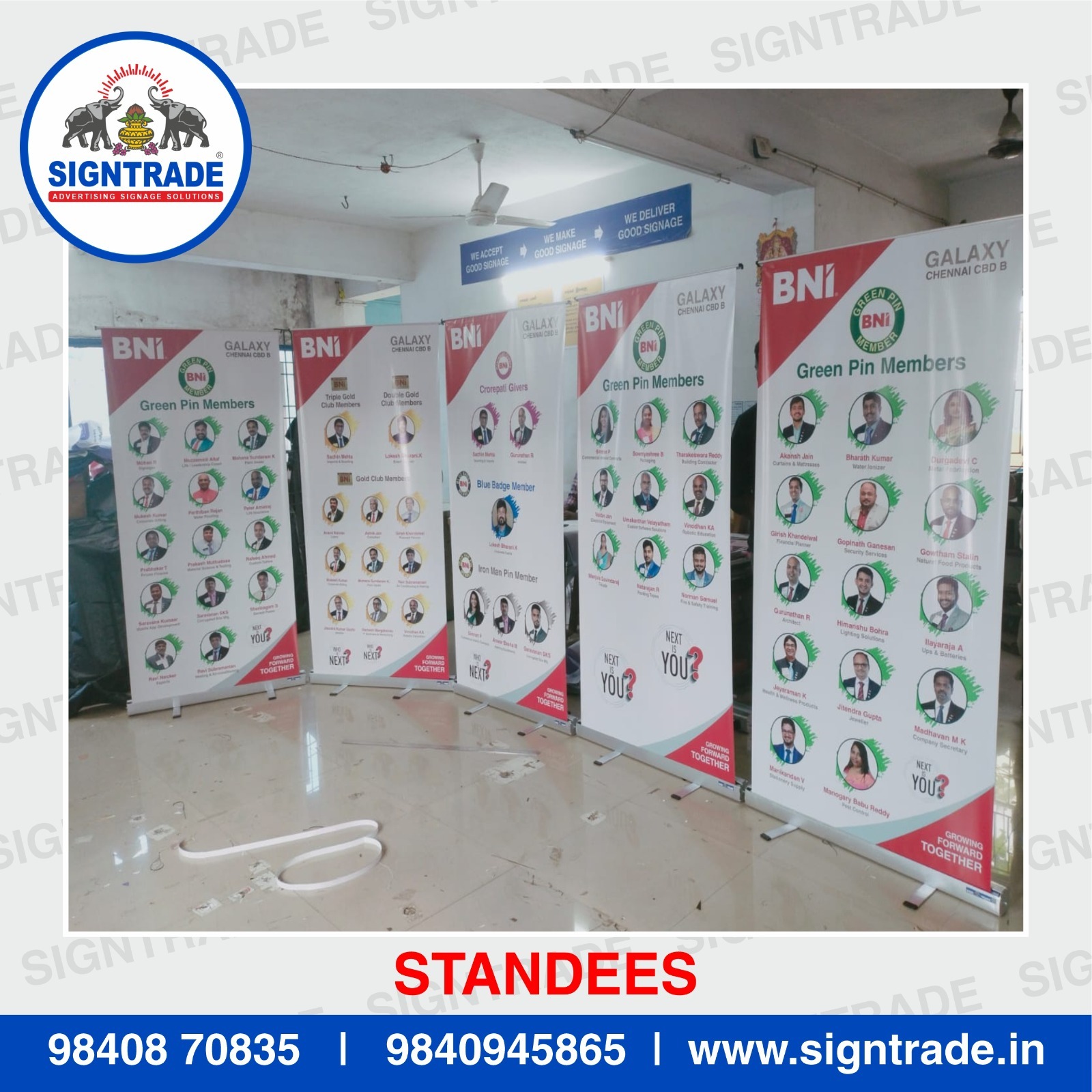 Roll Up Banner Standee in Chennai