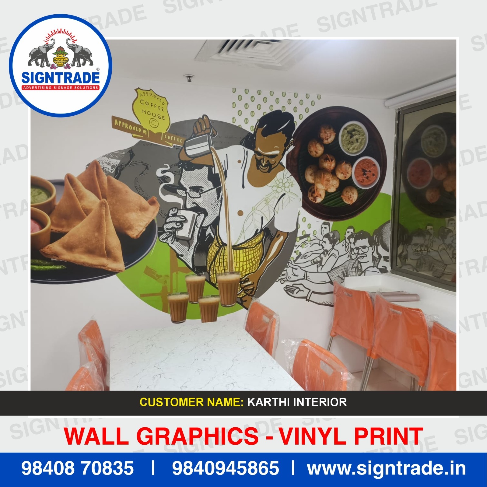 Wall Graphics near me in Guindy