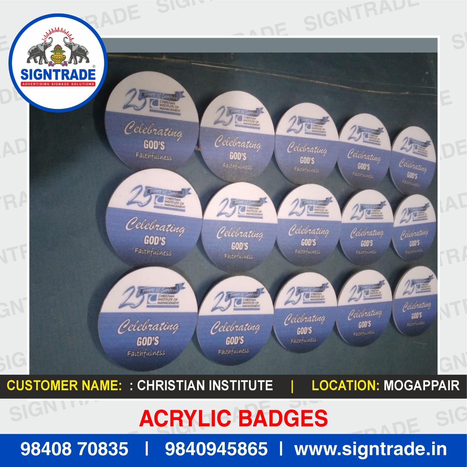 Acrylic Badges In Guindy