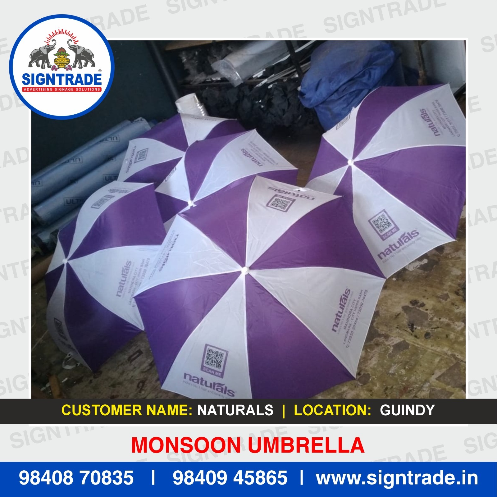 Monsoon Umbrella Printing Services in Guindy