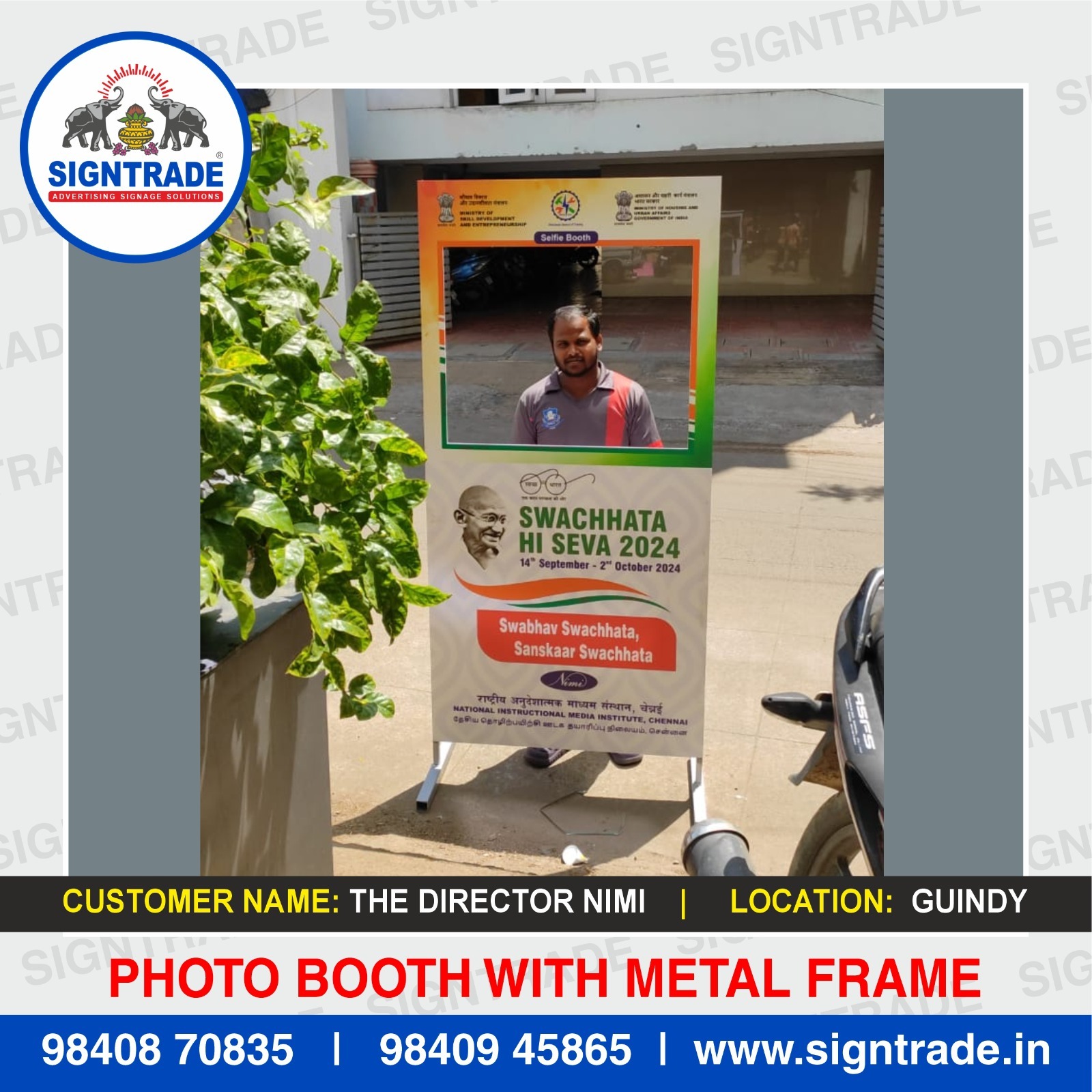 Photo Booth with Metal Frame in Guindy