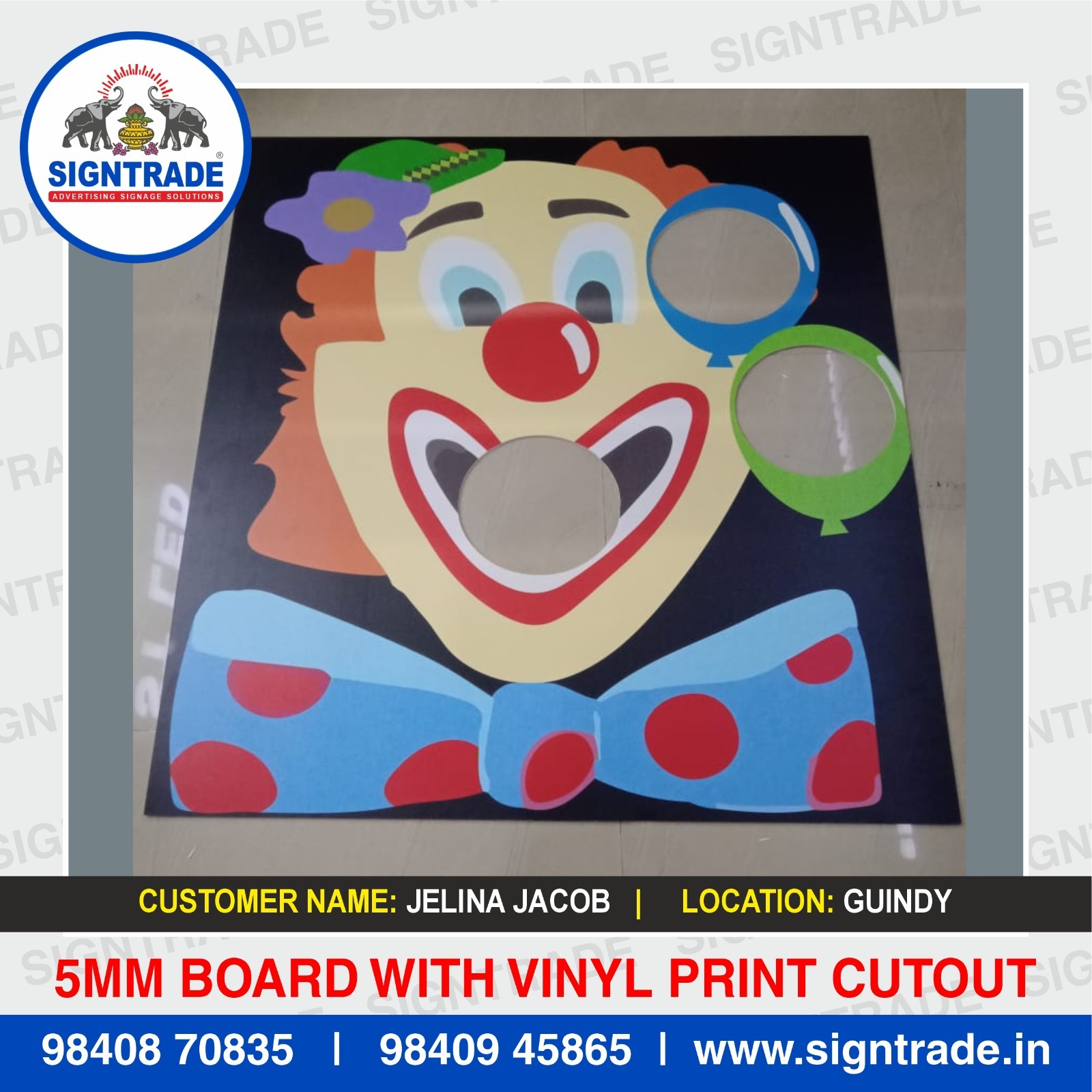 Vinyl Print Cutout Standee in Guindy