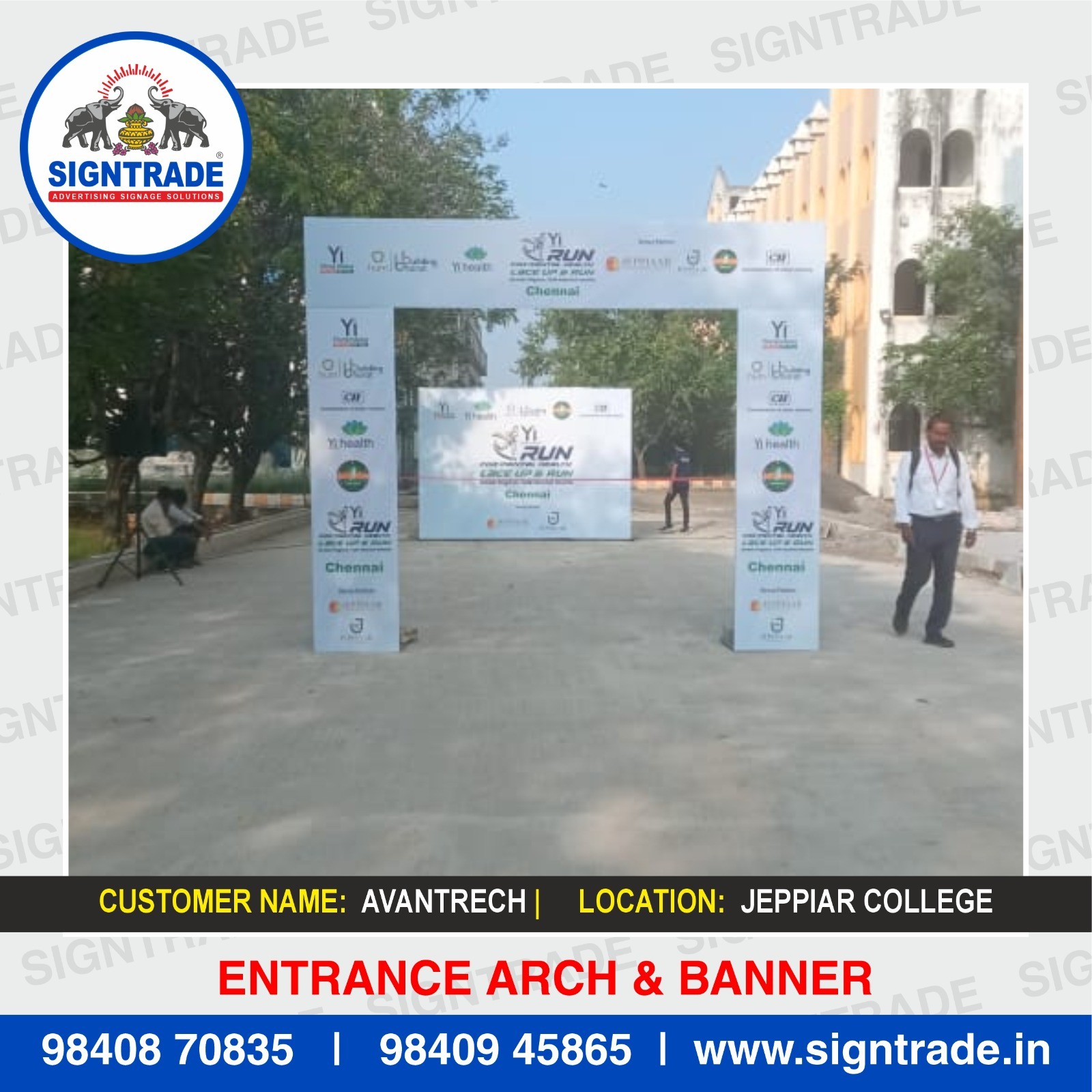 Backlite Entrance Arch in Guindy